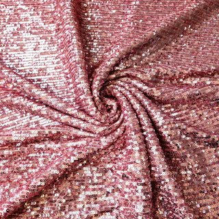 Pailletten Stoff – Roségold