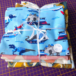 Stoffpaket - Baumwolljersey 30-40cm Reste-Mix