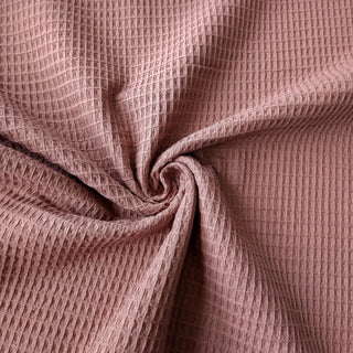 Waffelpiqué Stoff - Mauve