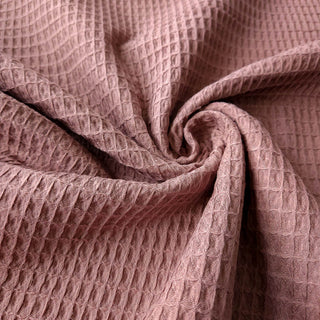 Waffelpiqué Stoff - Mauve