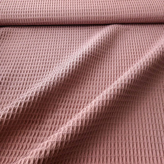 Waffelpiqué Stoff - Mauve