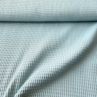 Waffelpiqué Stoff - Mint