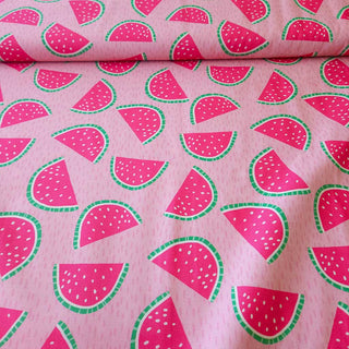 Baumwoll Canvas Stoff – Wassermelonen Rosa