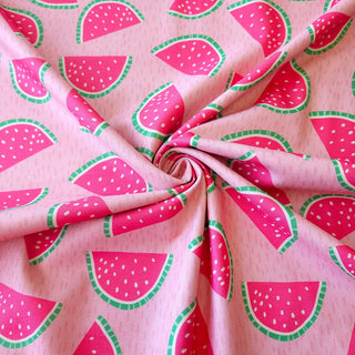 Baumwoll Canvas Stoff – Wassermelonen Rosa