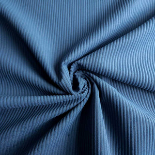 Cord Stoff – Samtcord Jeansblau