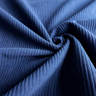 Cord Stoff – Samtcord Marineblau