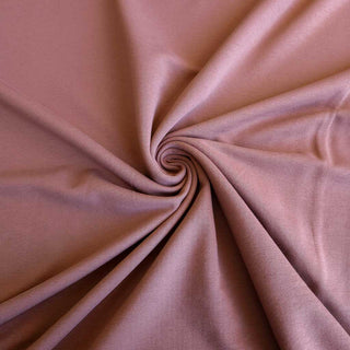 French Terry Stoff – Uni Mocca Rosé