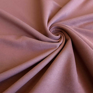 French Terry Stoff – Uni Mocca Rosé
