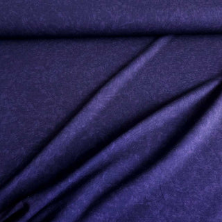 French Terry Stoff – Uni Dunkelviolett mit Struktur von Thorsten Berger