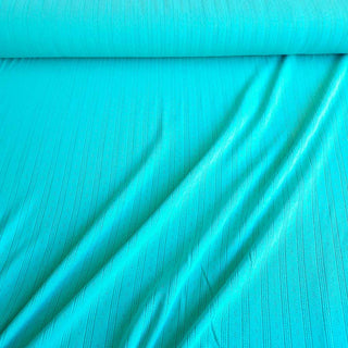 Baumwolljersey Ajour Stoff – Uni Mint