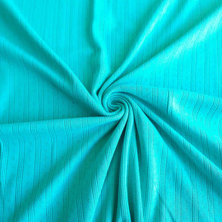 Baumwolljersey Ajour Stoff – Uni Mint