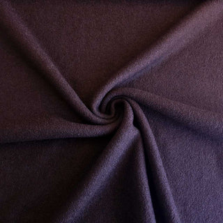 Wollbouclé Stoff - Uni in Mocca