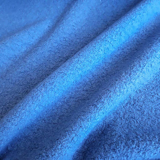 Schwerer Wollbouclé Stoff - Rauchblau