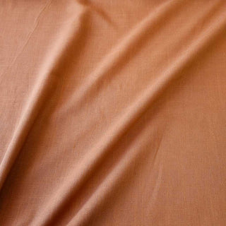 Leinen-Viskose Stoff - Cognac
