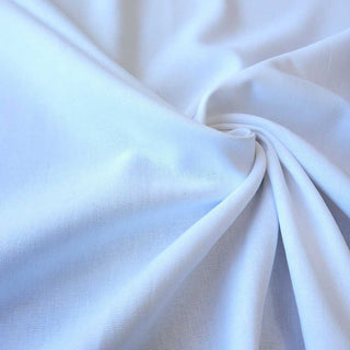 Leinen-Viskose Stoff - Weiss