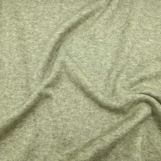 Jersey Stoff Melange Grau