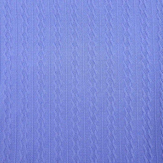 Zopfstrick Stoff Taubenblau