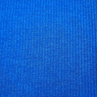 Strick Stoff Melange Blau