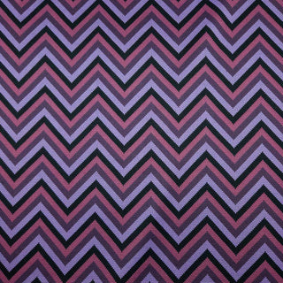 Stretch Jacquard Stoff – Zickzack Flieder-Beere – Ansicht 3