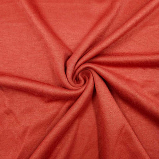 Jersey Stoff Melange Terracotta