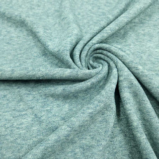 Frottee Jersey Melange Graublau