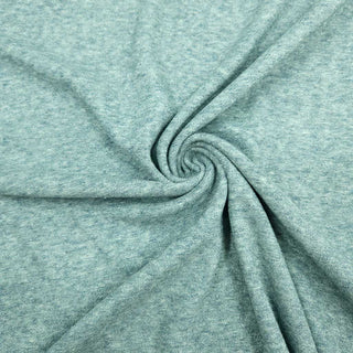 Frottee Jersey Melange Graublau