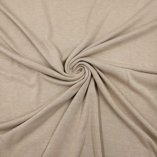 Feinstrick Stoff Melange Beige-Taupe