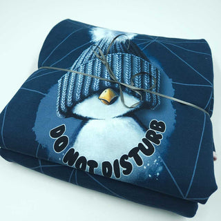 Stoffpaket – Sweat Panel Pinguin mit Bommelmütze B-Ware + 1 m Kombistoff von Thorsten Berger
