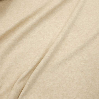 Frottee Jersey Stoff – Beige meliert