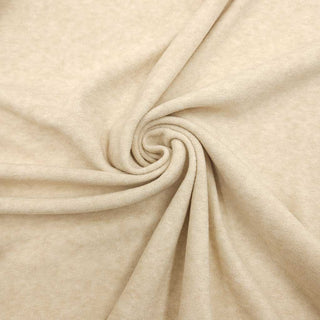 Frottee Jersey Stoff – Beige meliert