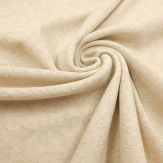 Frottee Jersey Stoff – Beige meliert