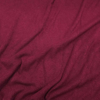 Frottee Jersey Stoff – Weinrot meliert
