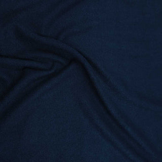 Frottee Jersey Stoff – Nachtblau meliert