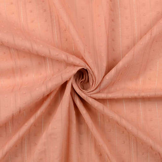 Dobby Baumwoll Stoff - In Altrosa mit feiner Strucktur