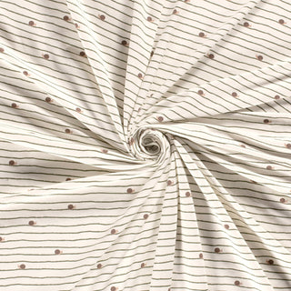 Baumwolljersey Stoff - Kleine Schnecke