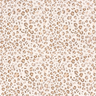 Musselin Stoff - Leiner brauner Leo