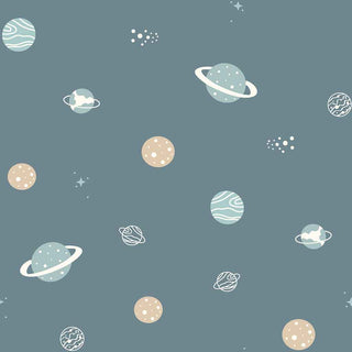 Baumwolljersey Stoff - Planeten