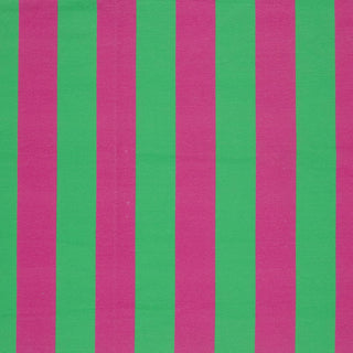 French Terry Stoff - Blockstreifen Pink Grün