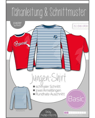 ki-ba-doo Papierschnittmuster - Jungen-Shirt (Kinder)