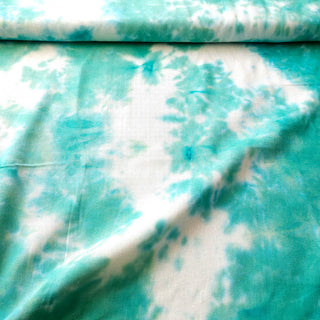 Leinen-Viskose Stoff - Batik Mint