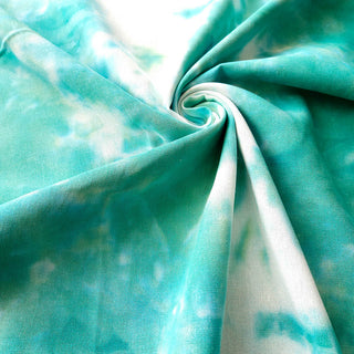 Leinen-Viskose Stoff - Batik Mint