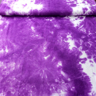 Leinen-Viskose Stoff - Batik Violett