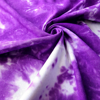 Leinen-Viskose Stoff - Batik Violett