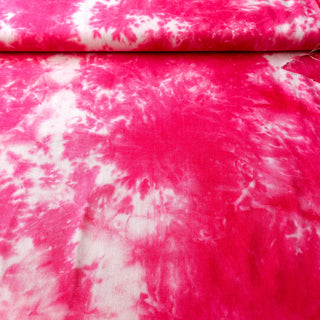 Leinen-Viskose Stoff - Pink