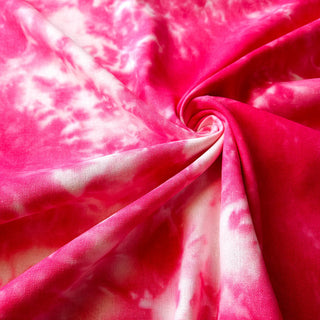 Leinen-Viskose Stoff - Pink