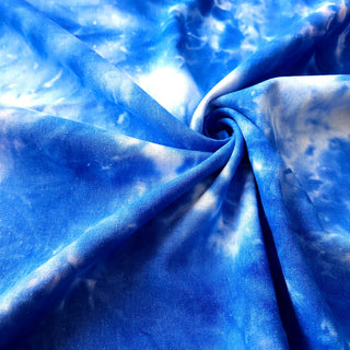 Leinen-Viskose Stoff - Royalblau