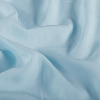 Viskose Stoff Uni in Babyblau