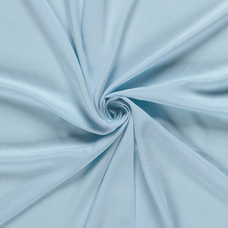 Viskose Stoff Uni in Babyblau