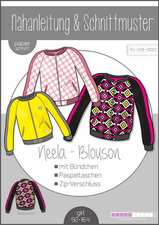 ki-ba-doo Papierschnittmuster - Blouson Neela (Kinder)