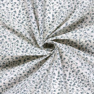 Baumwollpopeline Blütenranken – Fall des Stoffes